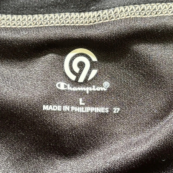 Champion C9 Athletic Shorts Black Grey Lined Zip Pocket - Picture 3 of 11
